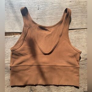 Lululemon pivot tank in Warm Caramel
